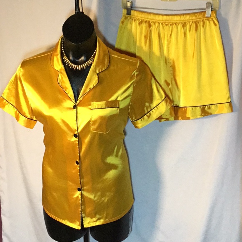 Womens Satin Pajamas